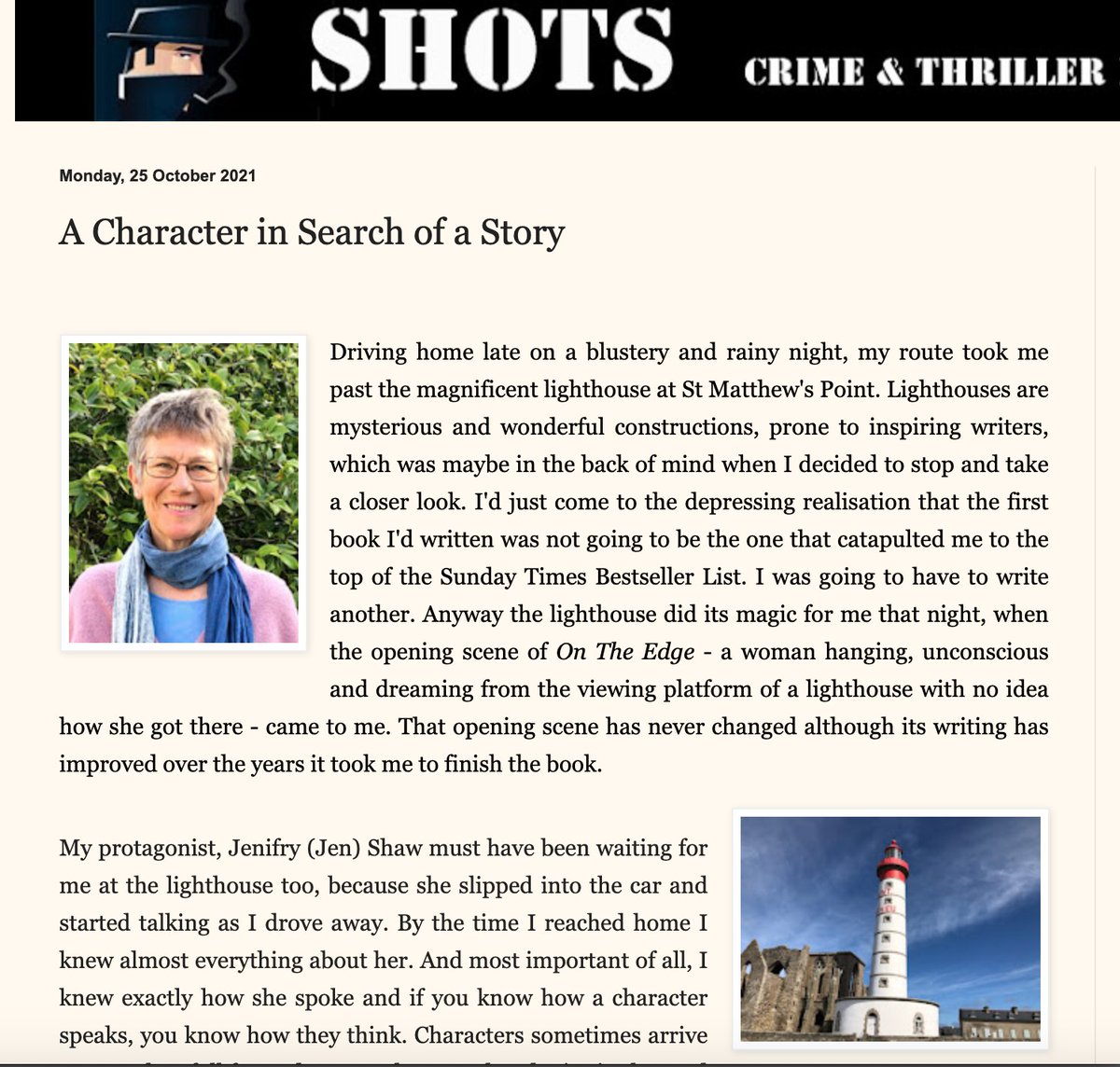 AuthorJJesmond's tweet photo. Really enjoyed writing this article about Jen Shaw the daredevil protagonist of #OnTheEdge and finding her story.
https://t.co/kIZolOqPOW https://t.co/4NfJVCu8x0