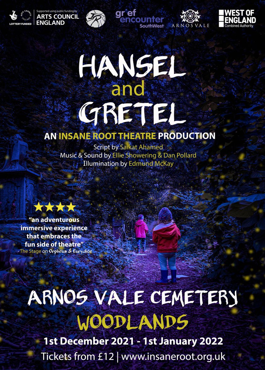 The Wardrobe Theatre (@wardrobetheatre) on Twitter photo FAMILIES! Don't miss this magical family Christmas show for ages 7+ outdoors at <a href="/ArnosValeCem/">@arnosvalecem</a> woodlands this December from <a href="/insane_root/">Insane Root Theatre</a>
Booking here: bit.ly/3Bh7jcg
#Christmas #Family FAMILIES! Don't miss this magical family Christmas show for ages 7+ outdoors at <a href="/ArnosValeCem/">@arnosvalecem</a> woodlands this December from <a href="/insane_root/">Insane Root Theatre</a>
Booking here: bit.ly/3Bh7jcg
#Christmas #Family
