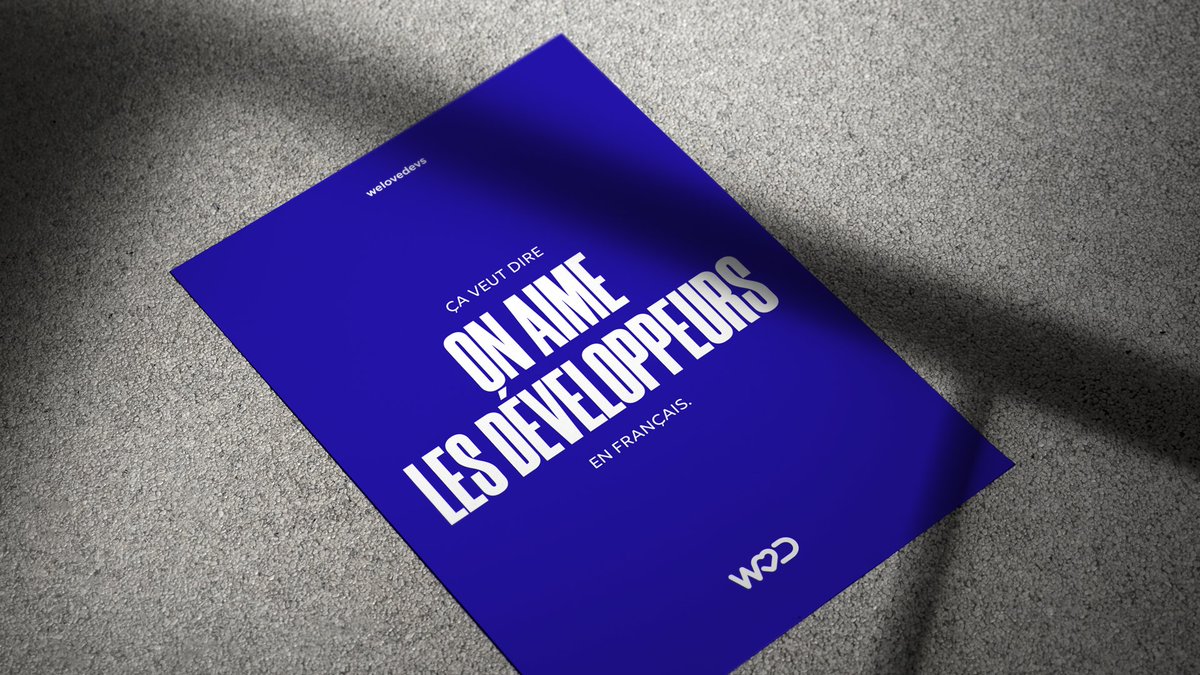 À l'occasion du <a href="/DevfestLille/">DevLille</a>, on print un nouveau poster en édition limitée à gagner sur le stand ! 💙
-
On en fait gagner 3 sur Twitter, il faut juste #RT ce tweet si tu veux du style dans ton bureau.