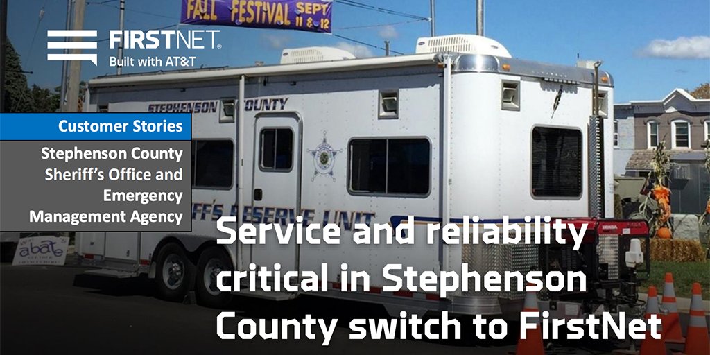 Learn why Stephenson County Sheriff’s Office chose FirstNet service and innovative tools for reliable and secure communications my.firstnet.com/2ab56609