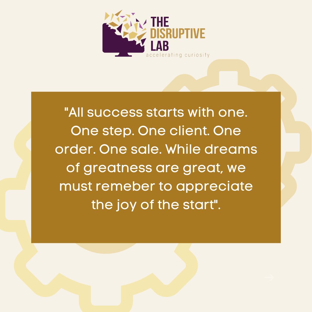 disruptive_lab's tweet image. Take the first step and don&apos;t look back

Powered by: @pointclicktech
#disruptivelab #success #disruptivelabquotes #innovategambia #business #coworking #coworkingspace