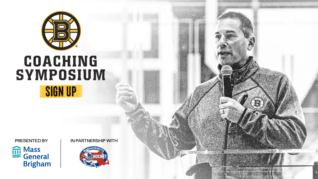 The Bruins Academy Coaching Symposium presented by Mass General Brigham &amp; in partnership with <a href="/Mass_Hockey/">Massachusetts Hockey</a> is being held Saturday, 12/4. USA Hockey certified coaches and amateur coaches can sign up here ➡ nhl.com/bruins/communi…