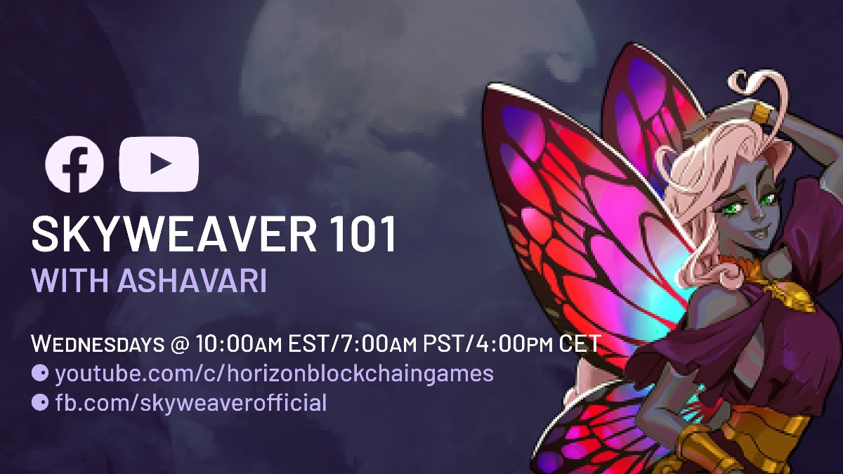 SkyweaverGame's tweet photo. Join Ashavari on Facebook or YouTube for some classic Skyweaver 101! Tune in and receive a Private Beta access code! #LearnSkyweaver #skyweaver #tcg

When: 7:00 PST / 10:00 EST / 16:00 CET
Facebook 👉 https://t.co/N62Ov3M5Uy   
YouTube 👉 https://t.co/AQvopcAPb0 https://t.co/P0Wy8PqQeJ