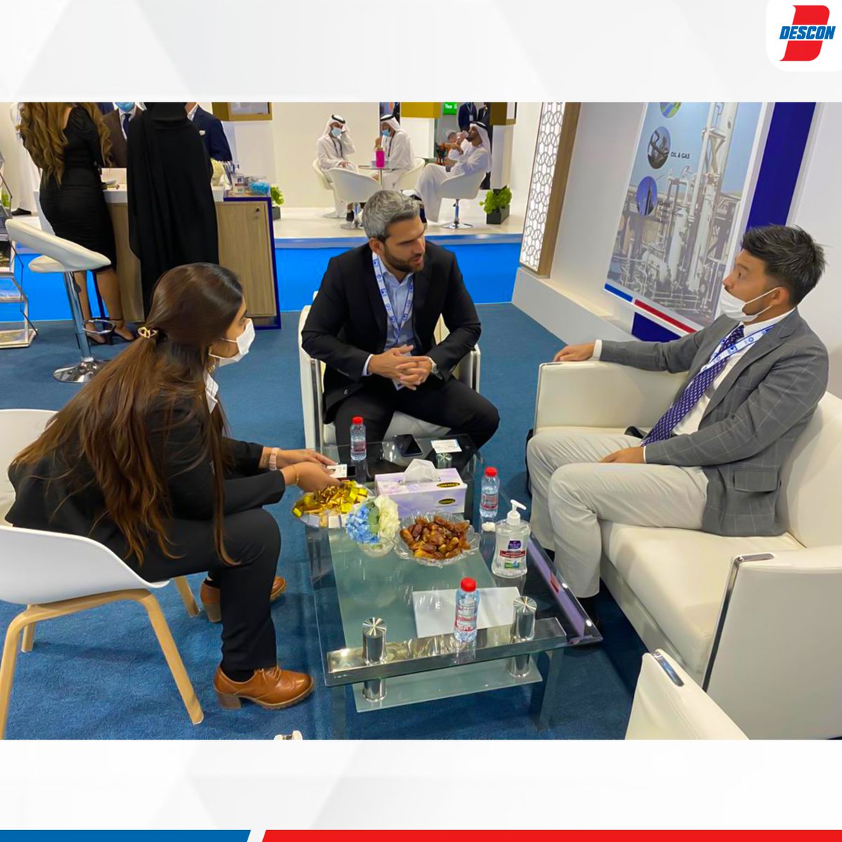 DesconOfficial's tweet photo. ADIPEC Day # 3: We're showcasing our extended capabilities at one of the world’s most important conferences. Visit and explore innovative landscapes of opportunities for a sustainable future at the #ADIPEC2021
#DESCON #ADIPEC #ADIPEC2021 https://t.co/htFBbTWrwj