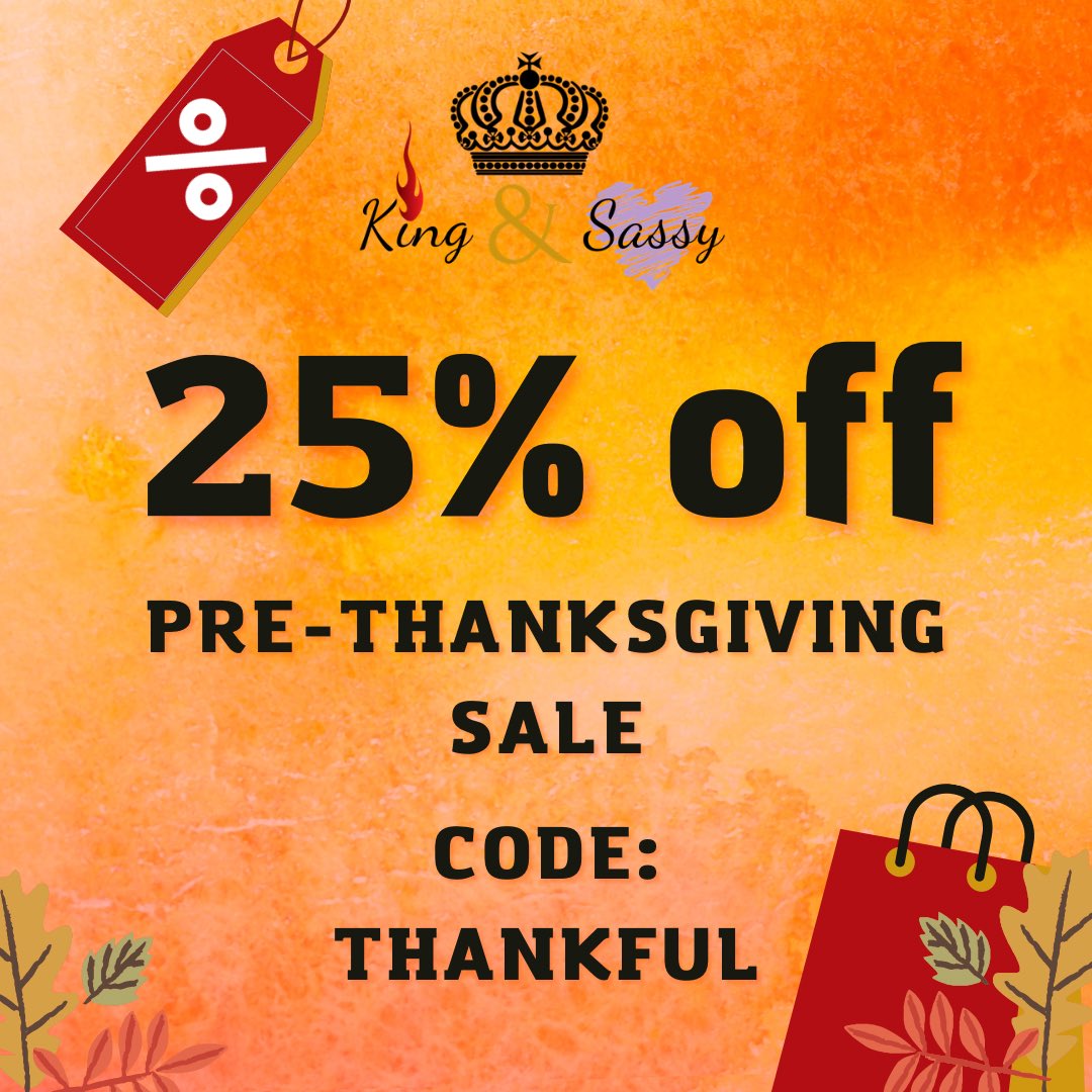 kingandsassy's tweet photo. Because we’re so thankful #sale #soycandles #scentedcandles #handmadesoap #artisan #airfresheners #herbalteas #milkbaths #lipbalm #beardoil #handmade #handcrafted #onlineshopping #BlackOwnedBusiness #Entrepreneur https://t.co/X13A3wJg7k