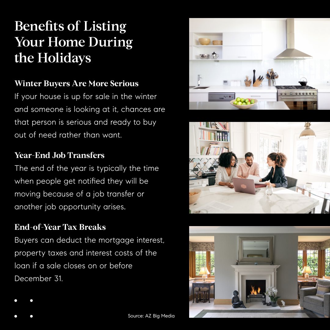 NancyJgrossman's tweet image. Read on for a few benefits of listing your home during the holidays. 
#TheCompassDifference 
#MainLineFineHomes
#AgentsofCompass 
#CompassEverywhere
#CompassGreaterPhilly