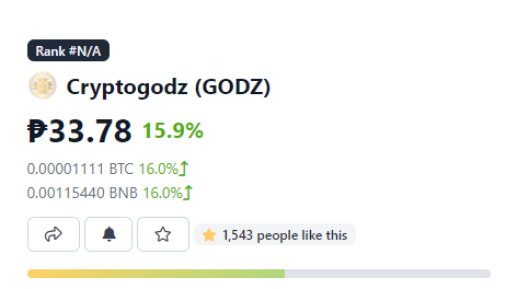 CryptoBro100x's tweet photo. $300 || RT in 48 hours ❤️ 

- Go to https://t.co/s9rjaXhaw9 
- Search Cryptogodz (GODZ)
- Tap Star ⭐️ &amp; Good 😆 
- Reply with new proof, no crop https://t.co/mEHFkeZRyJ