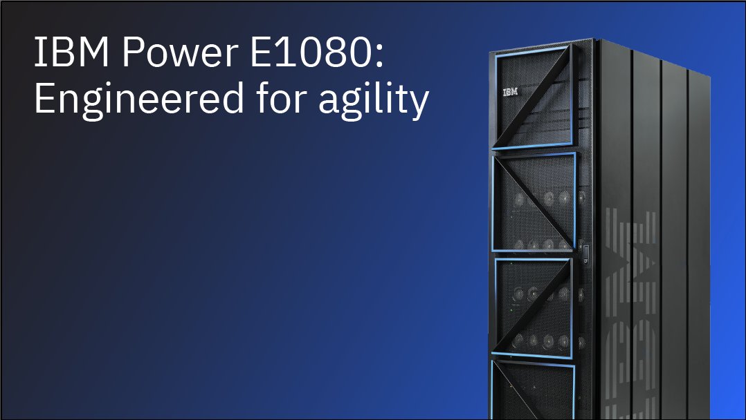 TechData_IBM's tweet image. Meet the new generation of IBM Power, built with Power10 architecture. Respond faster to business demands, protect data from core to cloud, and streamline insights and automation. Learn more: mediacenter.ibm.com/media/t/1_qadr… #Power10, #PowerE1080, #security, #hybridcloud, #AI