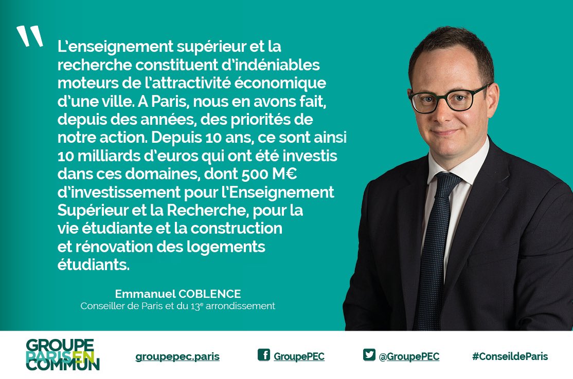 SocialisteParis's tweet photo. "Un exemple précis illustrant le volontarisme de Paris pour faire de la recherche un élément clef de l’attractivité de notre Ville : celui de la restructuration de l’ESPCI et la construction d’un nouveau campus, entièrement rénové et augmenté." @E_Coblence #ConseildeParis https://t.co/YfZIiEazvI
