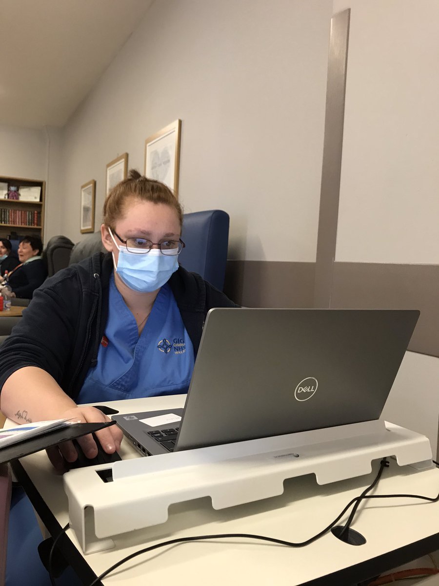 Peta in Amman Valley hospital is transcribing existing patients onto WNCR so every patient on the ward will have digital nursing records by the end of the day!
#DigitisingWelshHealthCare
#DigitisingNursing @NSTHywelDda <a href="/HywelDdaHB/">Hywel Dda UHB</a> <a href="/JudithBowen/">Judith Bowen</a> <a href="/HelenThomasxx/">Helen Thomas</a>