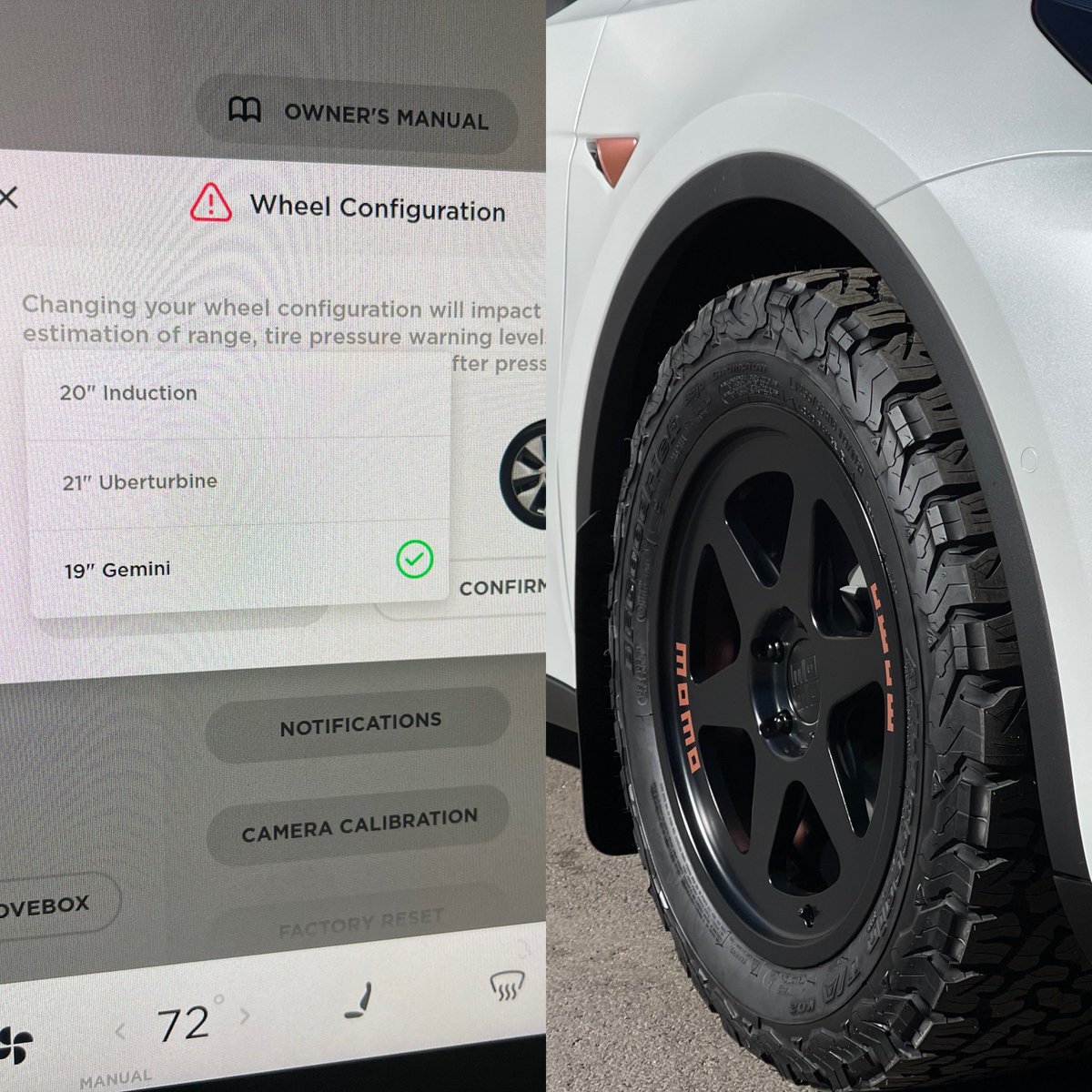 ColoradoDetail's tweet photo. @elonmusk can we get an 18” wheel and tire option for the model y please!?!? 🙏🏽 https://t.co/AiIp5lvnpx