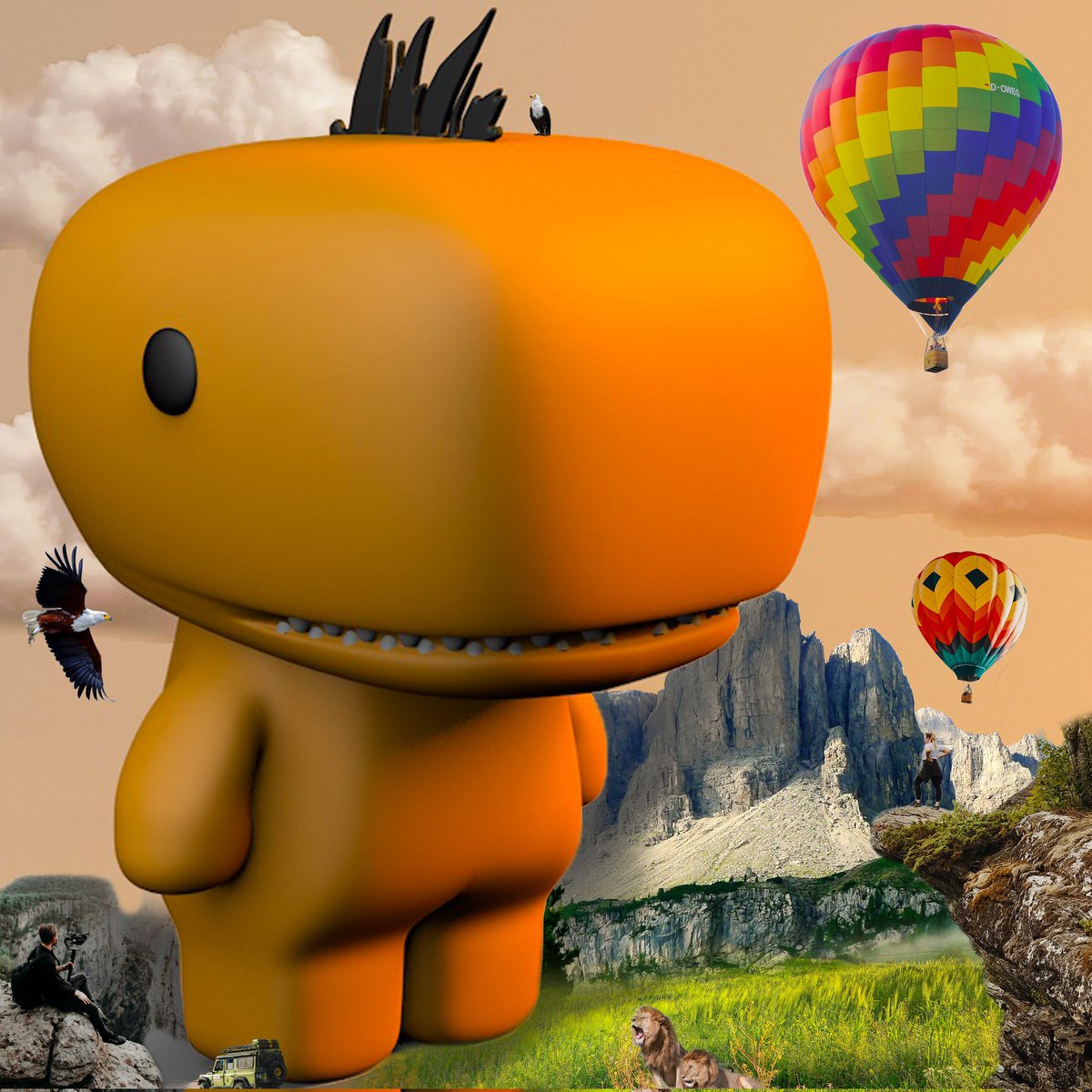 Bitzboy33's tweet photo. Bitzsaur Goes to Adventure - Island Tripping

#BTC #ETH #Ethereum #rarible #raribleNFT #digitalart #3dart #adventure #nftart #NFTartists #dinosaur #Crypto #Cryptoart #nftcollector https://t.co/vEhumufPxa