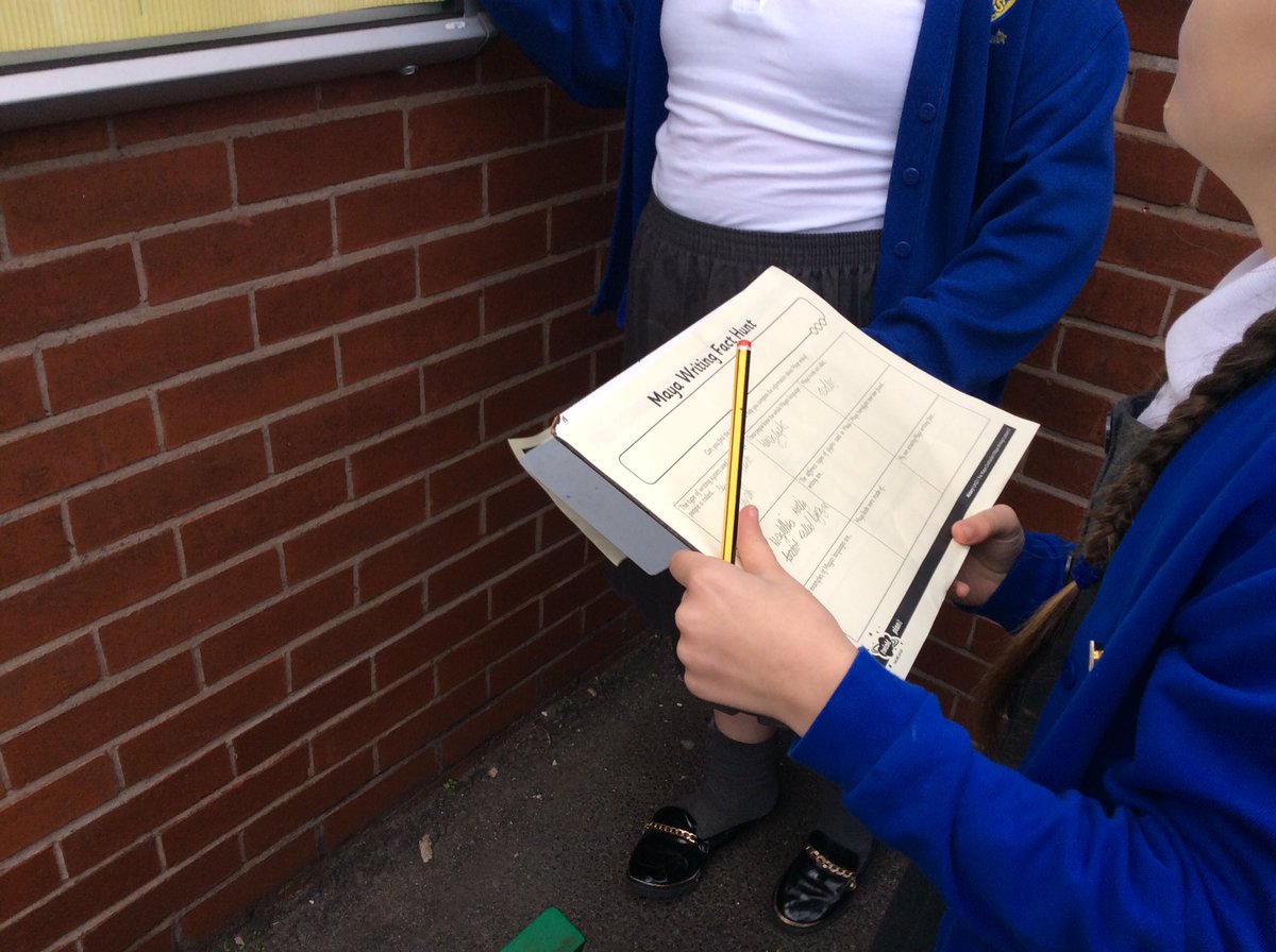 GSPSRussia's tweet photo. We used our retrieval skills to find and answer questions about the Mayan language and writing @GwladysStPrim @NatureFSchools #gspsreading #gspshistory #gspsoutdoorlearning https://t.co/uR6nGajAKt