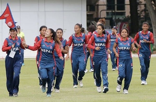 RedRockNepal's tweet photo. Celebrations all over as Nepal Women Cricket Team secured it's first ever bilateral series win in T20Is. Skipper Rubina Chhetri scored maiden half-century to secure the historic series win.

#NepalCricket #WomenCricket #QatarCricket #QATvNEP #WT20I #RedRockNepal #CricketInNepal https://t.co/uS0GmYG2Fh