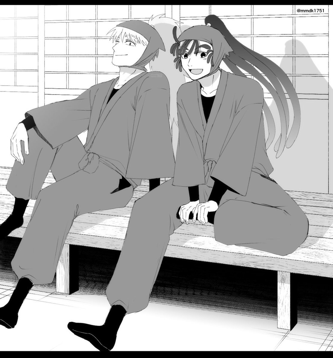 尾浜先輩と鉢屋先輩 