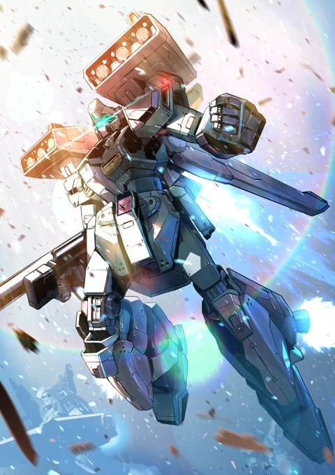 「敵艦、高熱源体を射出。MSと推定」
「数は2…いや3!急速に近付く!!」
#今日のMS 