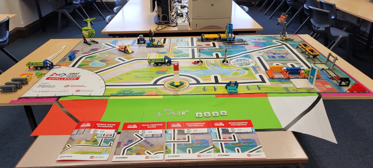 Board is ready to start practising for the First Lego League <a href="/raisingrobots/">Raising Robots: Authorised LEGO® Education Partner</a> <a href="/TheIET/">The IET​</a> #FirstLEGOLeague