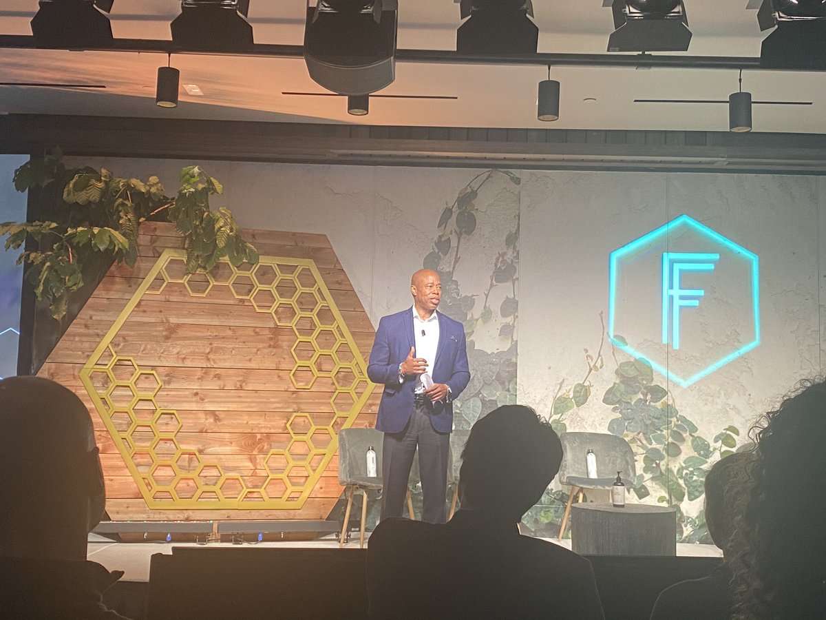 Wow, what a start to #FFNY Inspirational words from <a href="/ericadamsfornyc/">Eric Adams</a> and an amazing line-up for the day. ‘To solve global problems, you have to have a diverse group of people in the room’. Great to be back in #NewYork for <a href="/Founders_Forum/">Founders Forum Group</a>