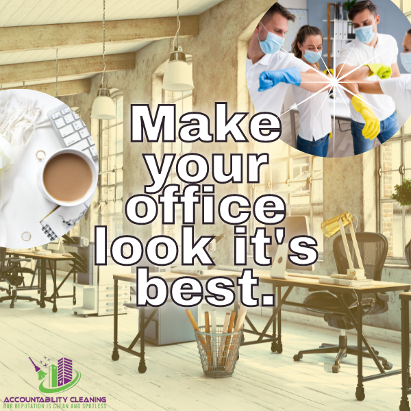 AccountCleaning's tweet photo. Making your office look it's best. ๐๐๐๐โค๏ธโค๏ธ
#Accountability #cleaning #cleaningtips #cleaningmotivations #cleanisgreen #keepitclean
#cleanliness #cleaningoffices #cleanUp #Stayclean #cleaningservice #professional https://t.co/S4tdBLzyoe