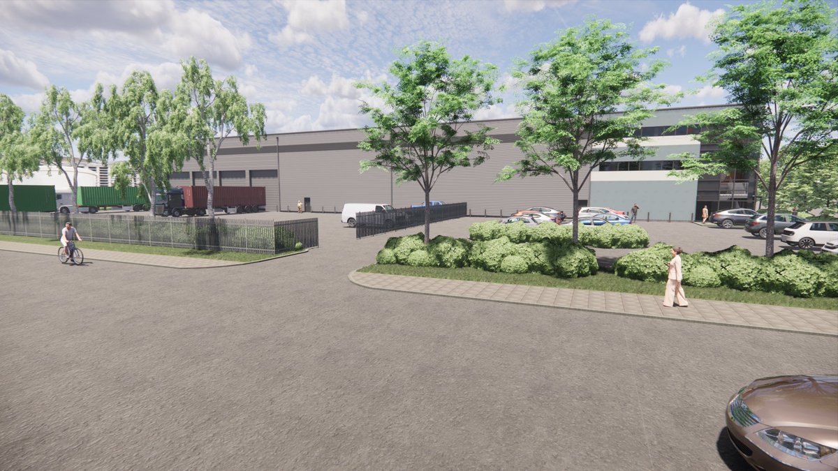 Glenny_llp's tweet photo. Congratulations to Dovetail Architects for achieving planning permission on this site in Basildon, Essex. We will be supporting the development of the site following the instruction of our Quantity Surveying and Project Management services.  #planningpermission #industrial https://t.co/54nMIH36lR
