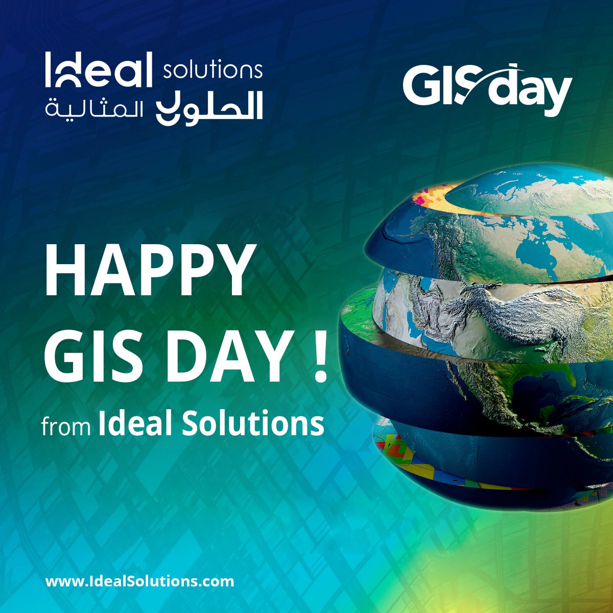 IdealSolutionsC's tweet photo. Pioneers and Leaders of GIS in Qatar, Ideal Solutions is celebrating the World GIS Day 2021
#GISDay #GEOSON #GISDAY #GeoSpatial #GeoInformation #GIS
#idealsolutionscom #DeliverOnTimeWithQuality #qatar
#qatar #qatari #doha #qatarlife #qatarliving #dohaqatar #qataria #dohalife https://t.co/s42Wv2OrfU