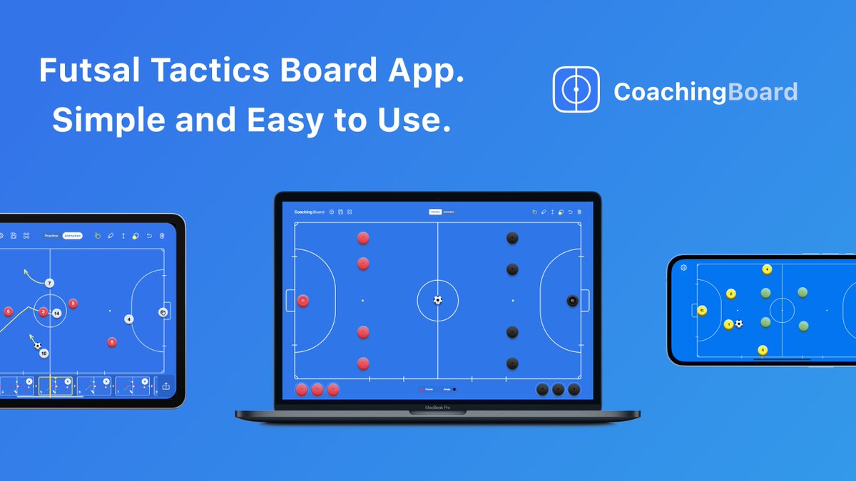 ‼️📋 Attention #futsal coaches: the Coaching Board App is the thing you have been waiting for! 🟠

➡️ This easy-to-use application allows users to develop and review any futsal plays they have in mind.

Check all features and reserve one yourself today: futsalfeed.com/original-conte…