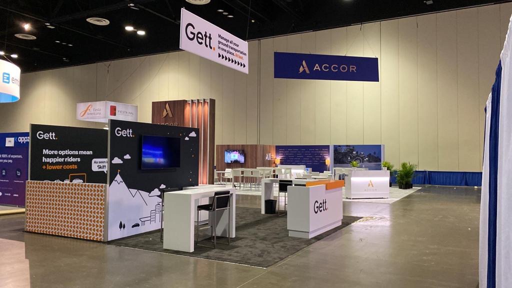 Gett_UK's tweet photo. The Gett stand is ready and raring for action...

Now we're just counting down to the moment #GBTA2021 finally gets underway!

#GBTA #Businesstravel #GBTAglobal #ReadySafeTravel https://t.co/mKTCYvF7zJ