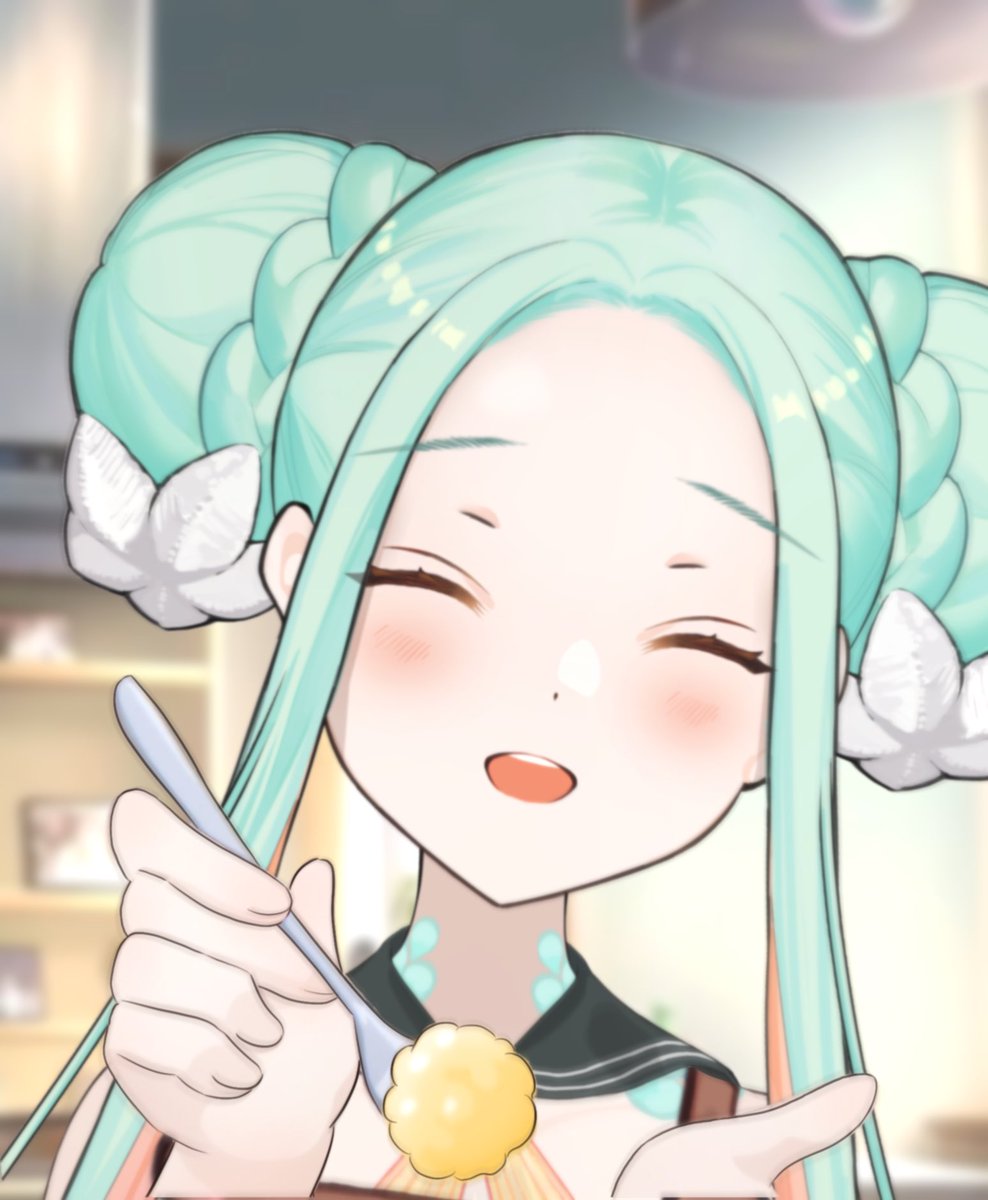 sumiushio's tweet photo. say “ahhh” 🍳(◕ Д  ◕) https://t.co/KlIsqeZAgX