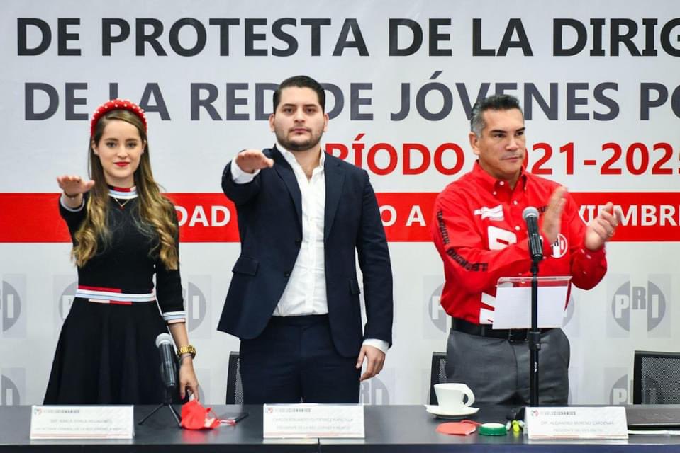 jair_miquel's tweet photo. Hermano @CarlosGMancilla y diputada @KarlaAyalaVi, todo el éxito al frente de la mejor organización política de jóvenes, la @RJXMex. https://t.co/eLvwC3NUWR