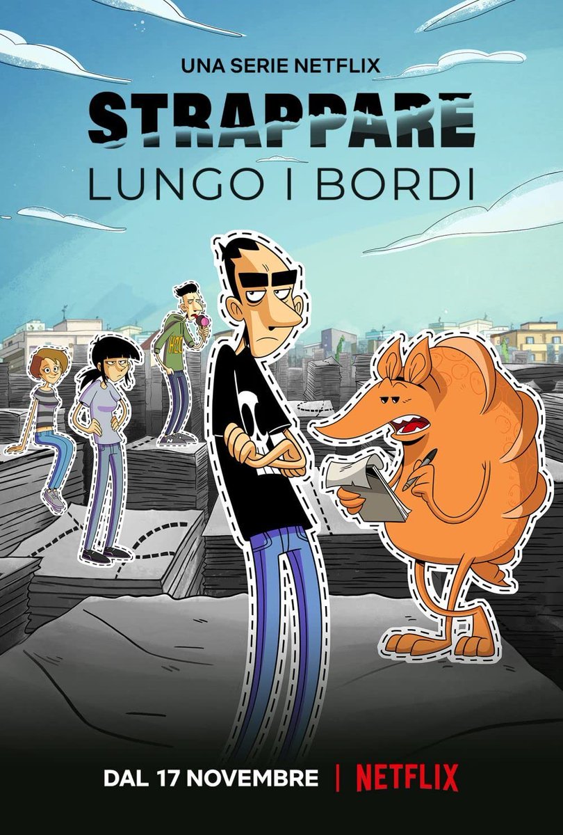 AliceKsoo's tweet photo. Ho appena finito di vedere "Strappare Lungo i Bordi", la serie animata su Netflix di #zerocalcare: ho riso, pianto, sofferto e provato quel senso di confusione ed empatia verso i vari personaggi che perfettamente rappresentano la nostra generazione.
Da vedere assolutamente! https://t.co/a6VyUuR4KP