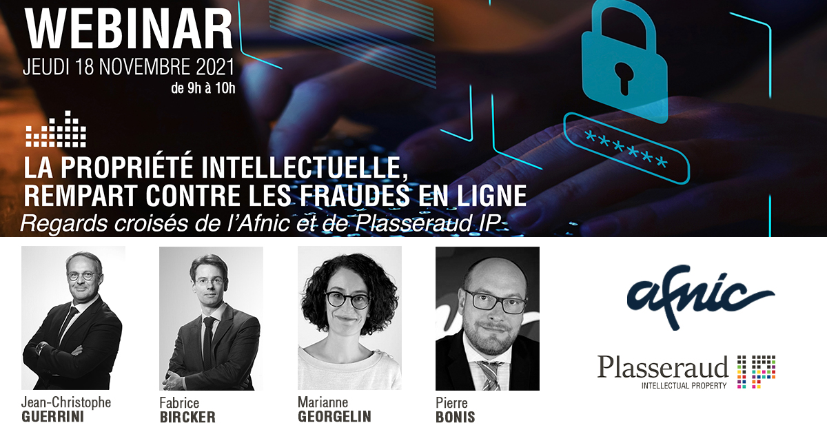 plass_IP's tweet photo. 📢 [#J-1] Rendez-vous en ligne demain à 9h à l’occasion du #webinar « La propriété intellectuelle, rempart contre les fraudes en ligne » !

📍 S’inscrire à l’événement : https://t.co/nZdejphtBL

@JeanChristoph2A @FBircker @pierrebonis @AFNIC https://t.co/u0QCEzYNdR