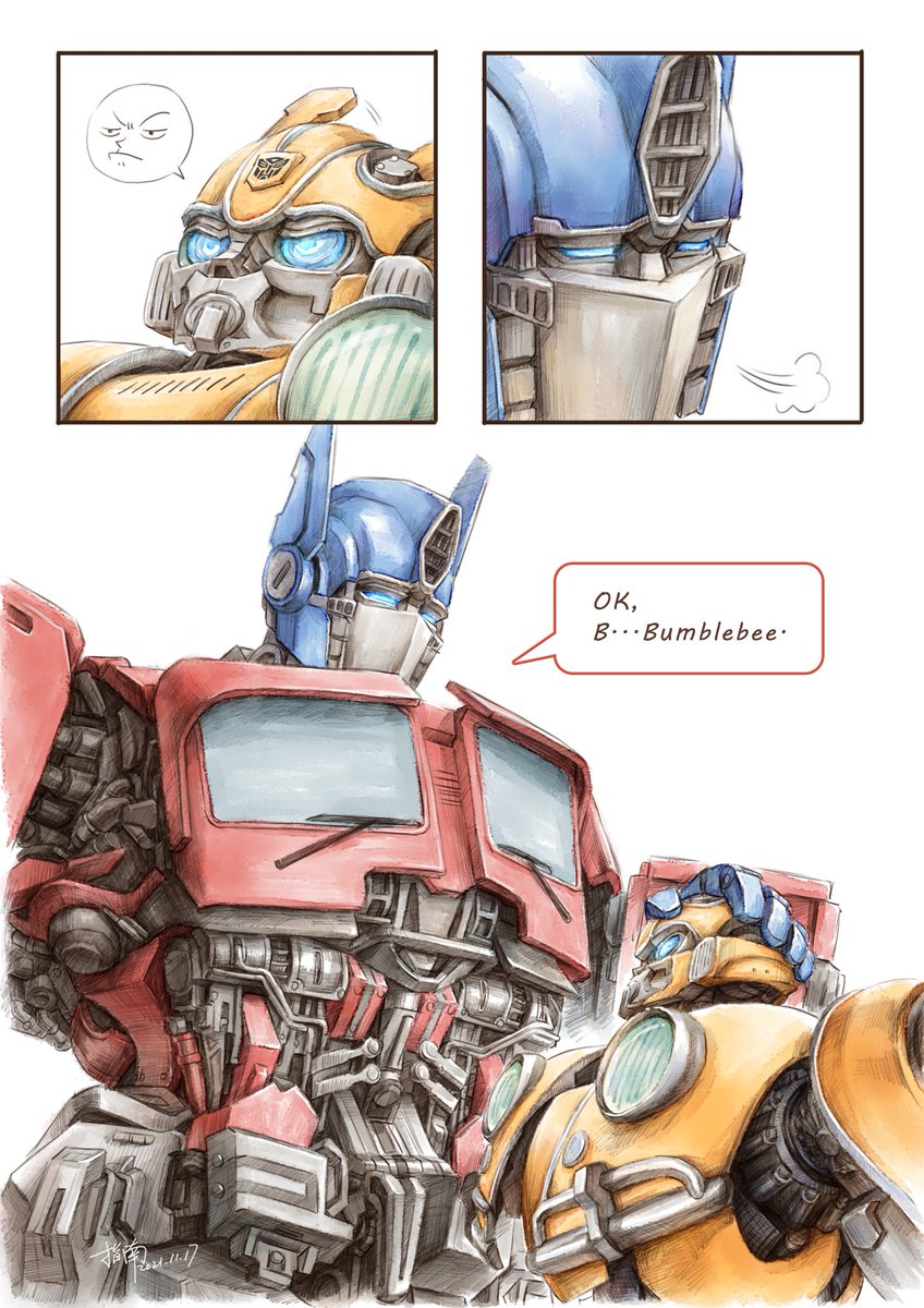 [OPB] When Bumblebee is in a rebellious phase. #opbee
