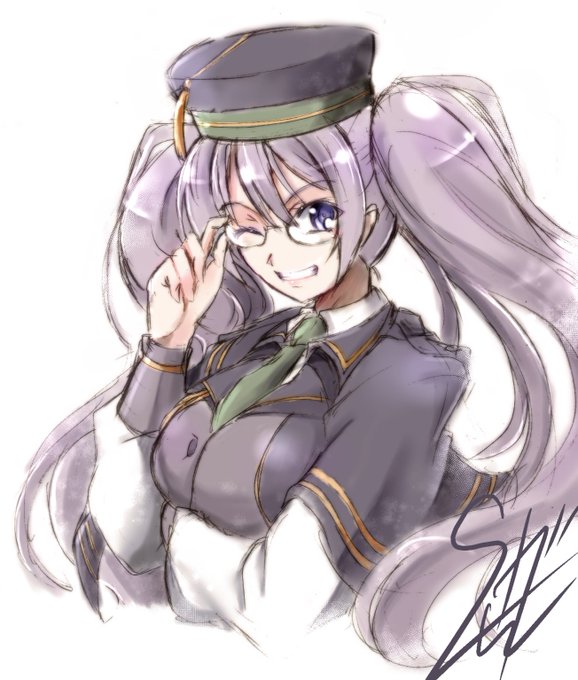 #見た人も無言で紫の何かをあげる 