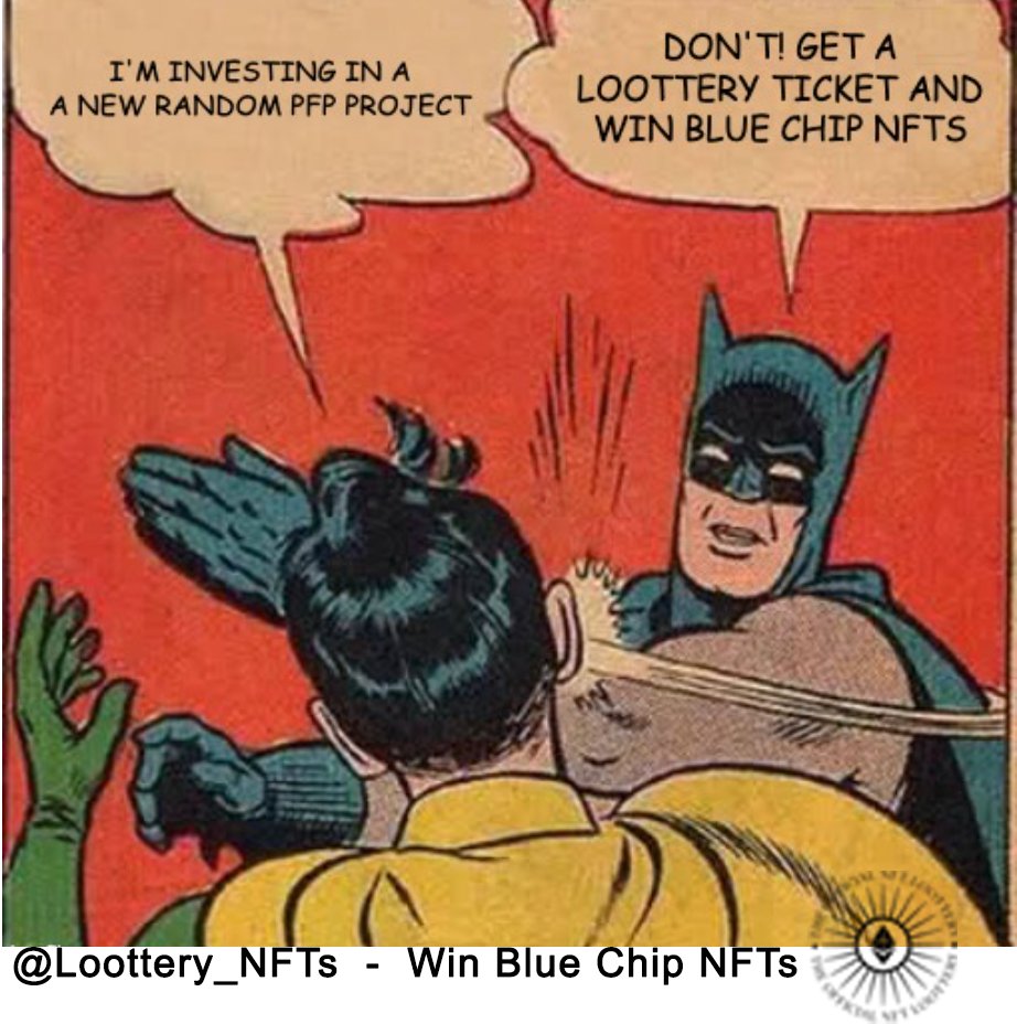 Good advice by  @Loottery_NFTs