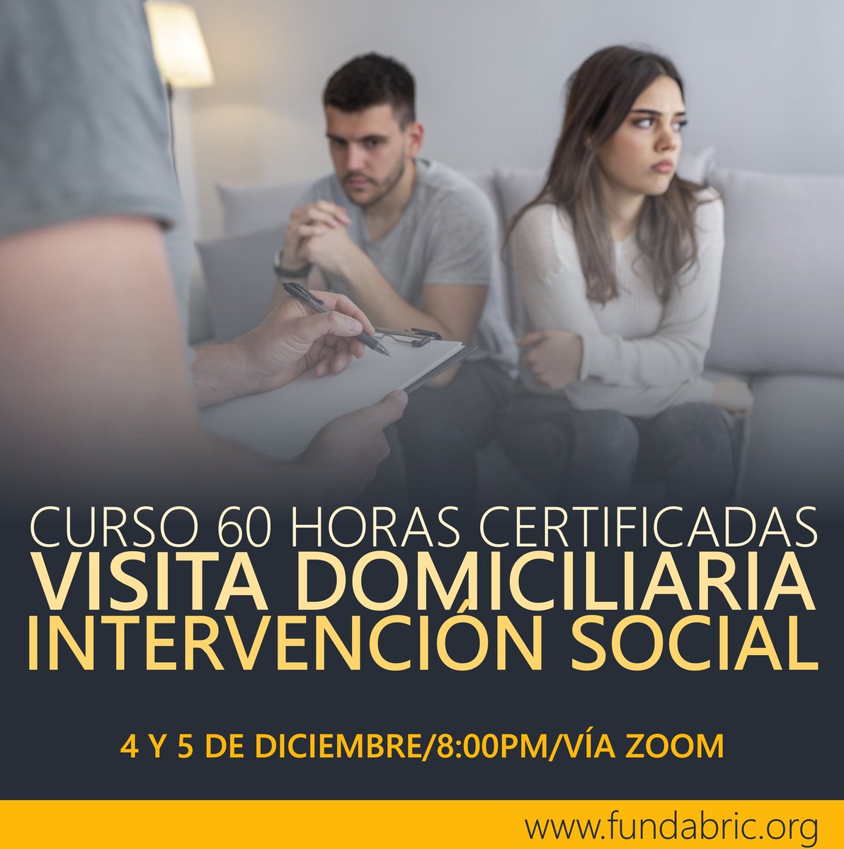 FUNDABRIC's tweet photo. CURSO: Visita Domiciliaria: Técnica de Intervención.

FACILITADOR: Aurimer Meza
FECHA: Del 04 al 05 diciembre 
HORA: 8:00pm hora Vzla
Costo: 14,99$

Ingresa al grupo para participar: 📢👇🏻👇🏻👇🏻
GRUPO DE INF 1️⃣:
https://t.co/3lkJNAuLdv

GRUPO DE INF 2️⃣:
https://t.co/X1Ukv2VKkD https://t.co/6SgELPHfwj
