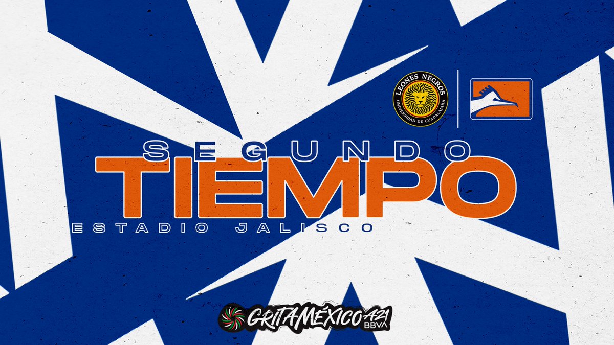 CFCorrecaminos's tweet photo. 🦁🆚🐔 45" Minutos⏱️ | ARRANCA EL SEGUNDO TIEMPO🗣️

Leones Negros 1-1 Correcaminos

¡VAMOS CORRE QUE GANAMOS!🙏🏻

#ElEquipoDeVictoria🟠🔵⚪️ https://t.co/E8ToyQsMAy