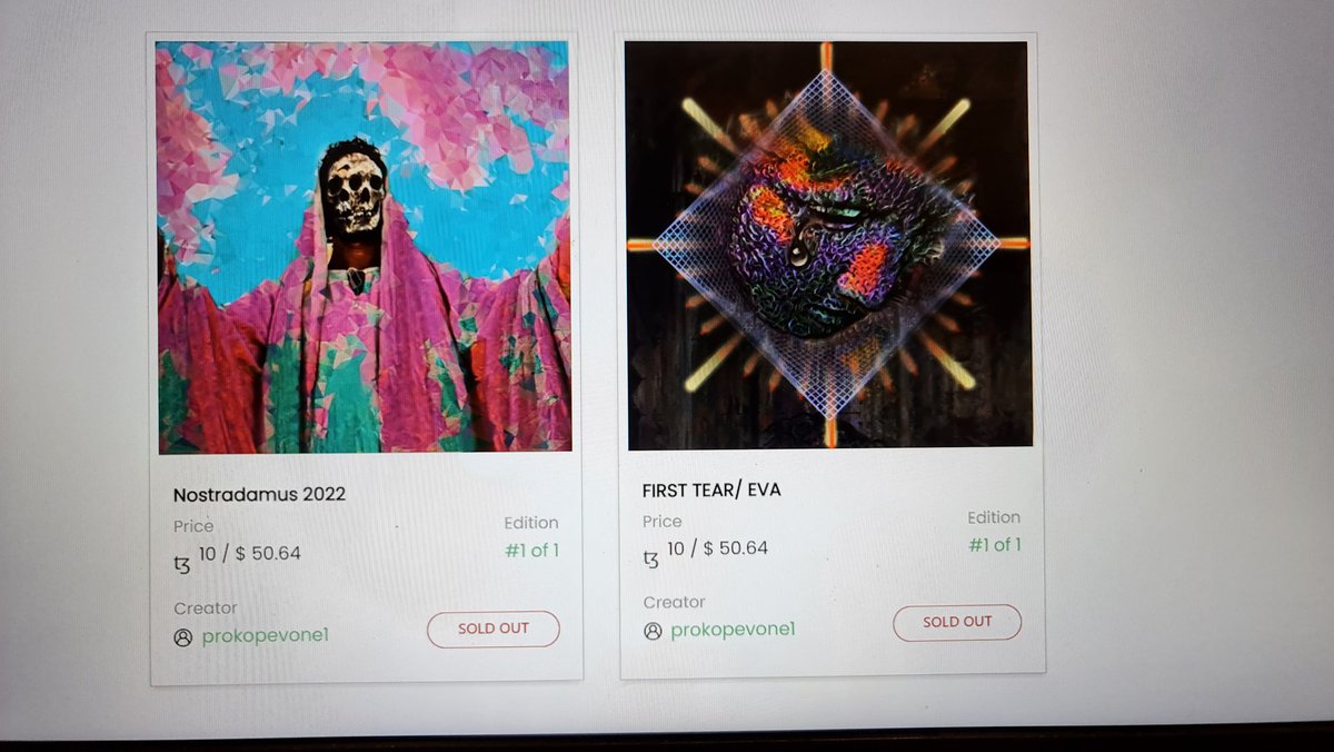 prokopevone1's tweet photo. Two artworks is purchased, thank you collectors for trust in me and my artworks, also for trust in the new growing marketplace @kalamint_io
Follow @DaysofDarkArt
#HTTPXX #31DoD https://t.co/j00TdG2I2h