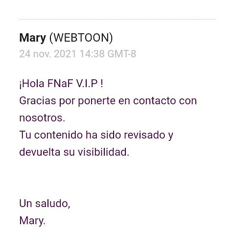 MAL_fnafVIP's tweet photo. Chicos!! noticias, al parecer todo fue un mal entendido, la serie vuelve a ser visible, gracias a todos por su apoyo en #fnafvip se les quiere, esperen el próximo cap que saldra pronto #comic #webcomic #webtoon https://t.co/ozvFdUrEET