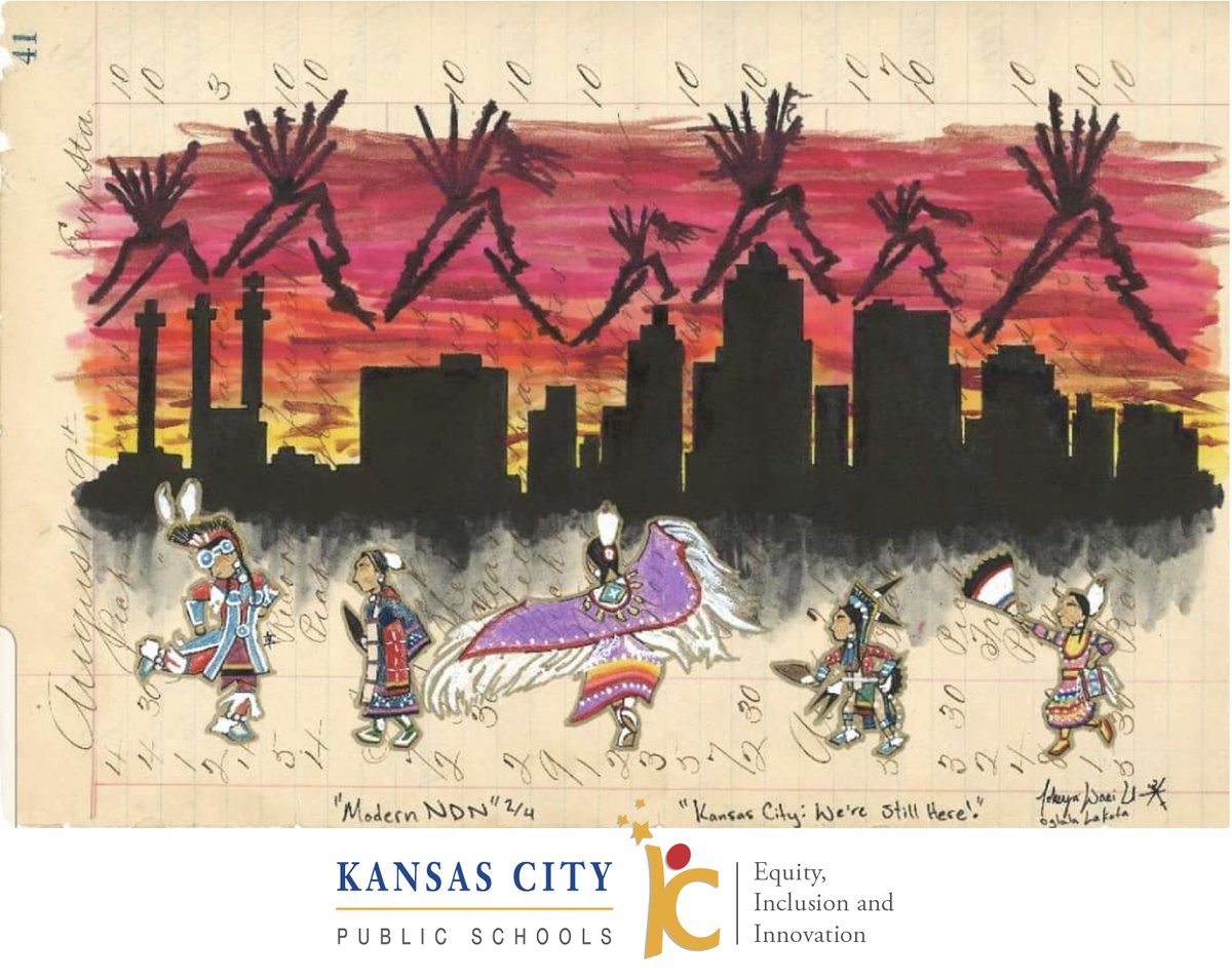 kcpublicschools's tweet photo. The Kansas City Public Schools Board of Directors approved this land acknowledgment on Wednesday, Nov. 17, 2021, in recognition of the Indigenous people who originally inhabited our school district. It was written in partnership with the Kansas City Indian Center. https://t.co/mbzvJ2grsl