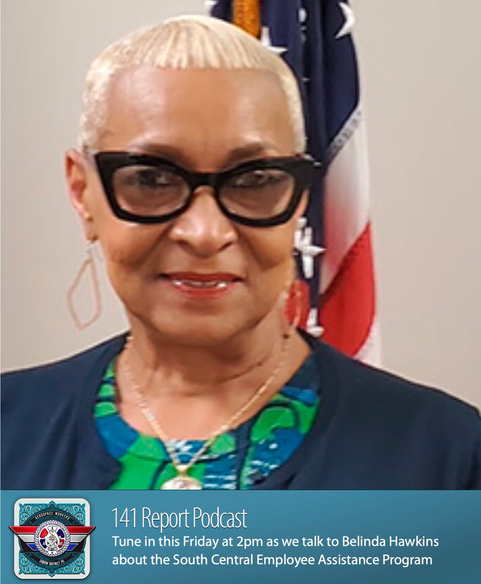 IAMDistrict141's tweet photo. Watch/Listen to this week's #141Report as we are talking about Employee Assistance and issues workers are having. @laborradionet @MachinistUnion @IAMTransport @mgevaart https://t.co/2yFqGUahD9