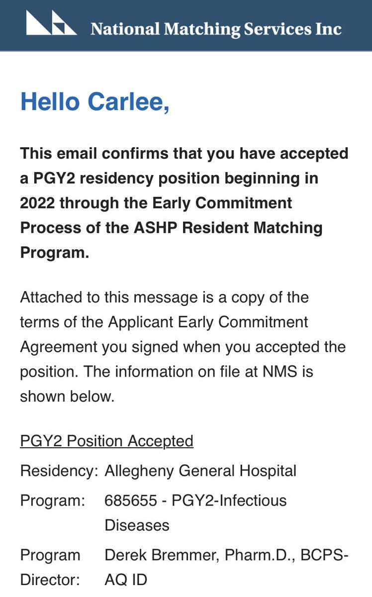 Carlee Shifko, PharmD tweet media