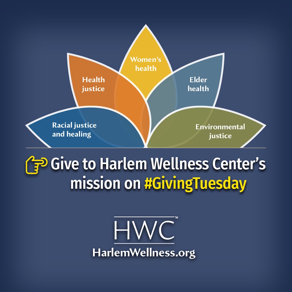 #thanksgiving #blackfriday GIVING TUESDAY! Our campaign is open. Your charitable gift today will help us get off to a great start. Text HWC to 71777 or visit harlemwellness.org/donate to donate. Thank you!

#wellness 
#GivingTuesday #GivingWellness