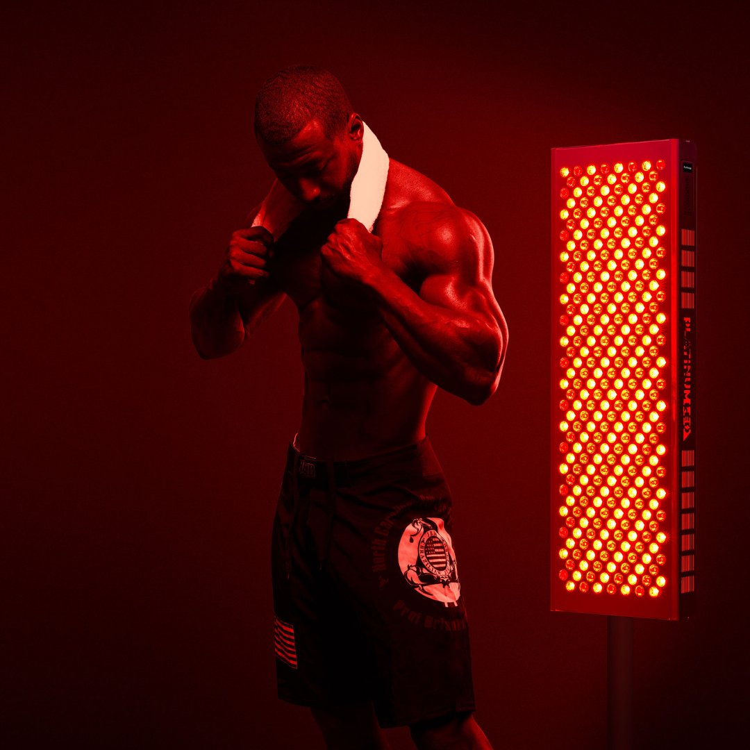LightsTherapy's tweet photo. Red light therapy to promote your workout recovery is something worth being thankful for this holiday season. Your next day's workout routine will be proof. https://t.co/vB8w53wsHp