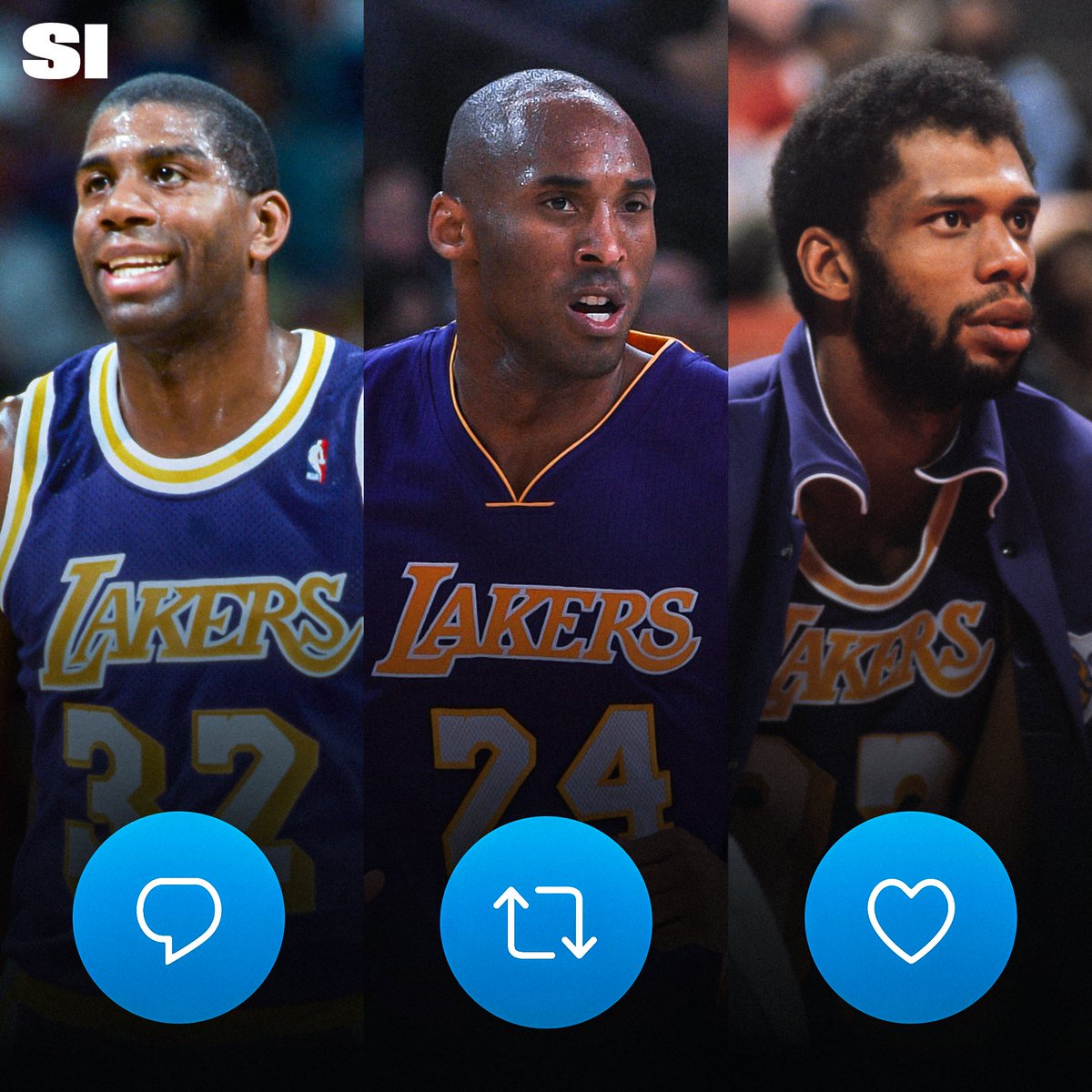 SInow's tweet image. Who is the greatest Los Angeles Lakers player of all time? 🤔