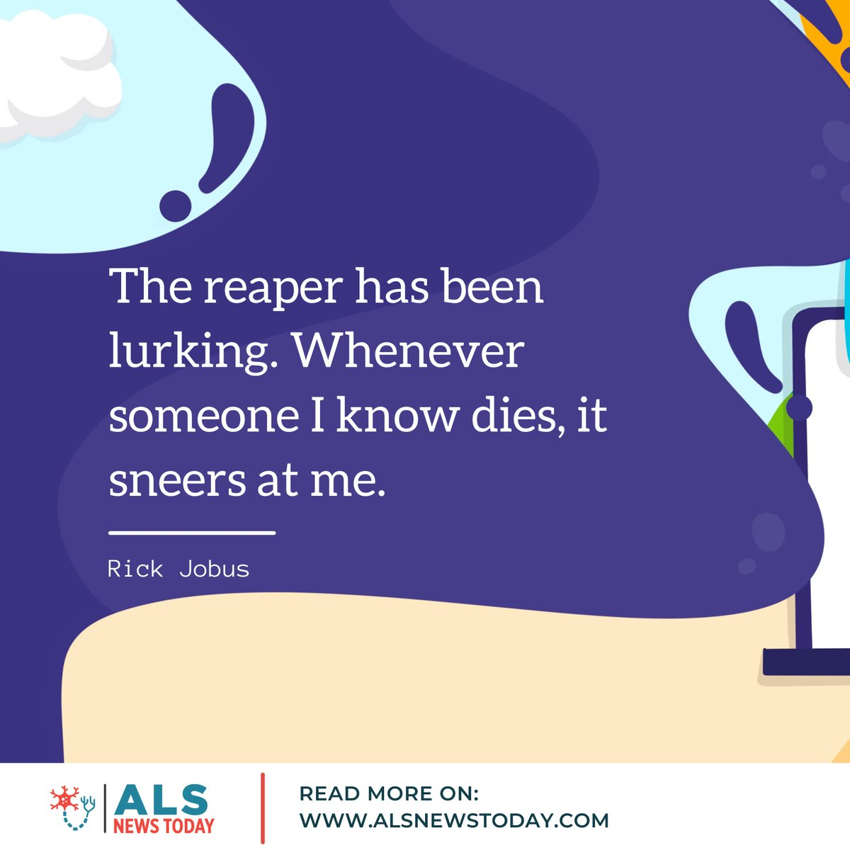 alsnewstoday's tweet photo. "It was certainly in the ICU, mocking me, during my hospitalization with pneumonia." - Rick Jobus survives a life-altering experience. Find out what happened here: https://t.co/tQYQDtOBQH
#ALS #ALSNewsToday #amyotrophiclateralsclerosis #livingwithALS #ALSresearch #treatingALS https://t.co/2ioTXkxCF8