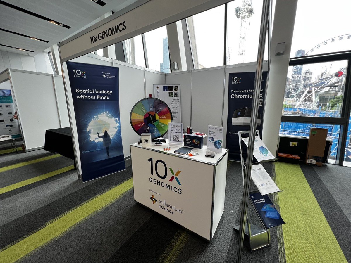 mscienceaustnz's tweet image. Brisbane Cancer Conference has kicked off for 2021 &amp;amp; we're so excited to be attending this fully in-person conference. 

Come by the @10xGenomics @mscienceaustnz booth &amp;amp; spin our prize wheel to WIN! 🎁

#10xMS #SingleCell #SpatialBiology