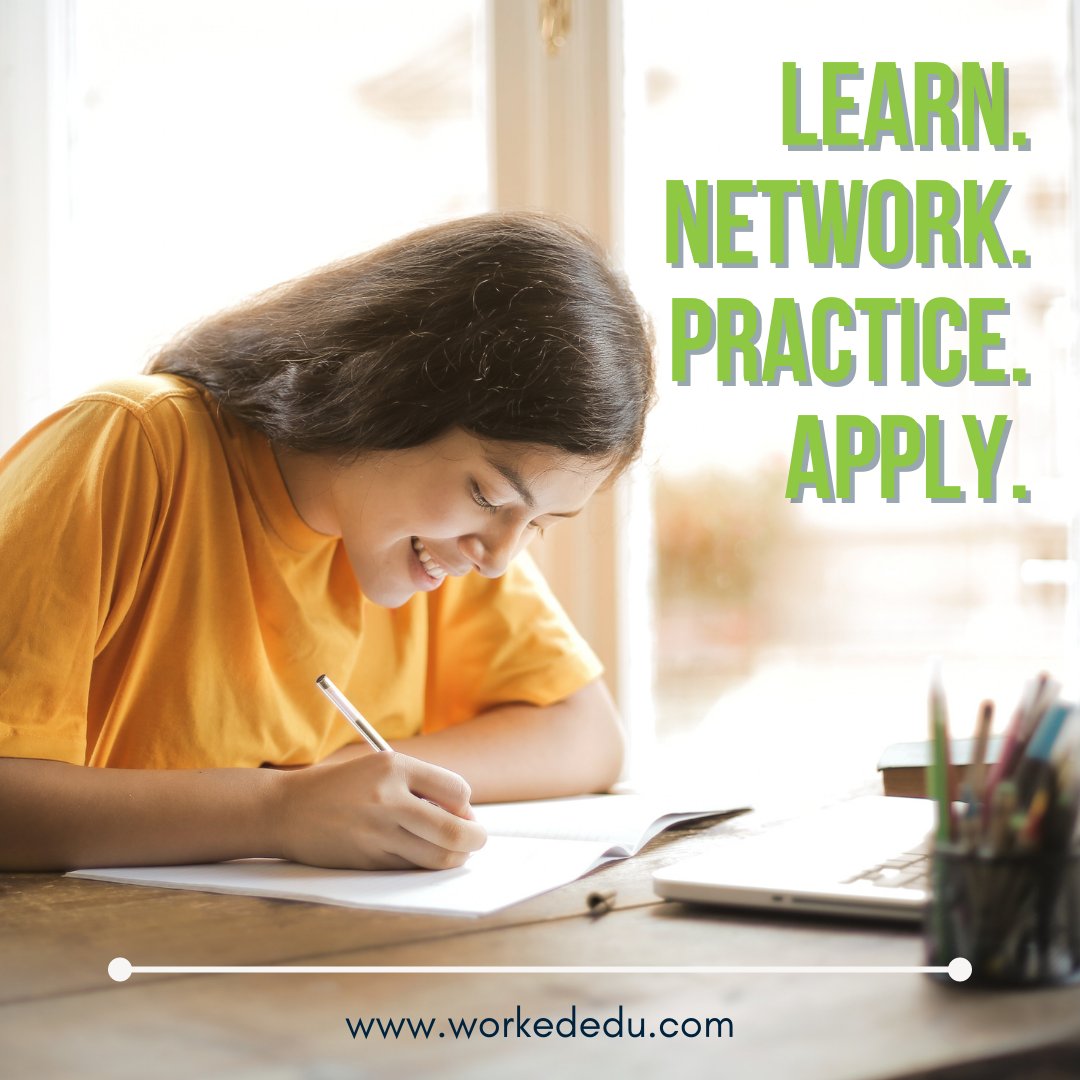 With our WorkED externships receive the opportunity too:
​⭐ Discover new concepts and techniques
​⭐ Work along with professionals from major employers
​⭐ Collaborate with peers in work based scenarios
​⭐ Test your skills in role based simulations
​
​Contact us to learn more.