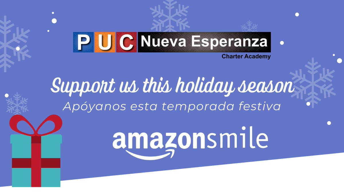 pucneca's tweet photo. Please support our school by shopping on Amazon this holiday season by using the link https://t.co/ZduBTrwtSQ!
 ¡Por favor apoye a nuestra escuela comprando en Amazon esta temporada de fiestas usando el enlace https://t.co/ZduBTrwtSQ! https://t.co/Ci3l21z5Pv