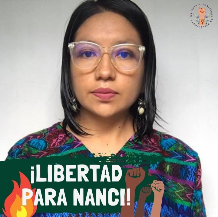 ErickaOxom's tweet photo. Libertad para Nancy Cinto. https://t.co/zqf8VnYx0R