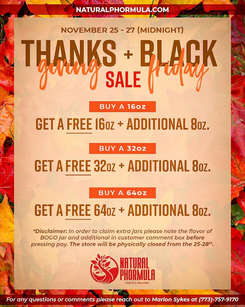 NaturalPhormula's tweet photo. Deals on Deals 🥶😍

Offer begins at MIDNIGHT 🤟🏽

https://t.co/CoLVdVKjvp 🙏🏽🖤💛 https://t.co/mnGMFjEfMs